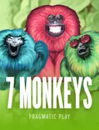 7 monkeys slot logo