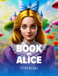 book of alice game logo