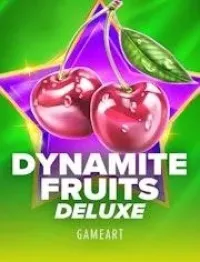 dynamite fruits deluxe game logo